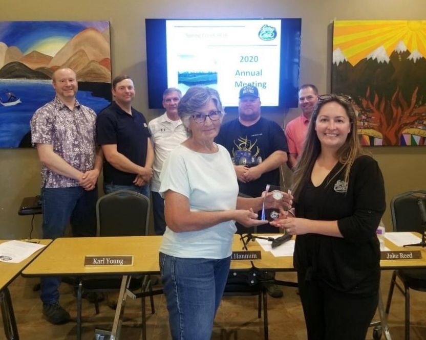 Spring Creek Board honors Pat Plaster